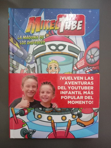 Portada del libro de MikelTube. La máquina de los disfraces