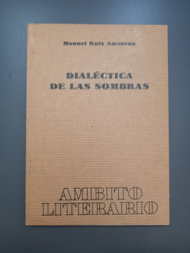 Portada del libro de Dialéctica de las sombras