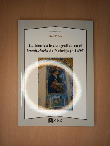 Portada del libro de La técnica lexicográfica en el Vocabulario de Nebrija (c.1495)