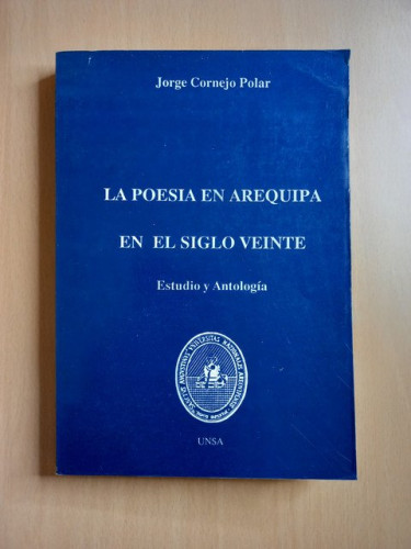 Portada del libro de La poesía en Arequipa en el siglo veinte