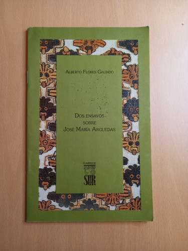 Portada del libro de Dos ensayos sobre José María Arguedas