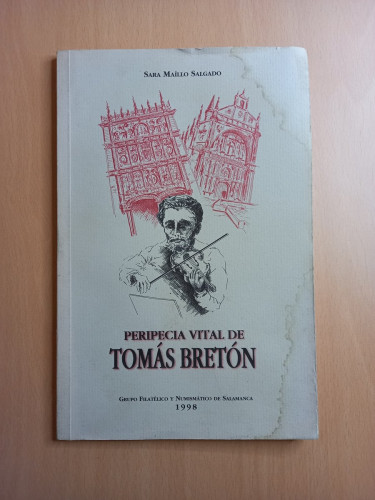 Portada del libro de Peripecia vital de Tomás Bretón