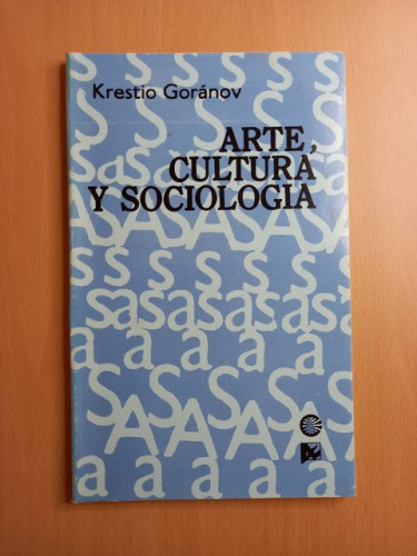 Portada del libro de Arte, cultura y sociología