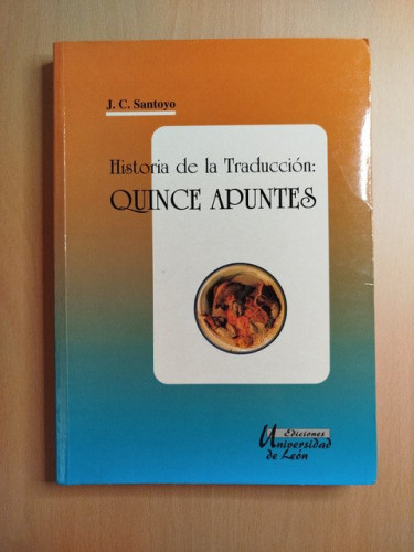 Portada del libro de Historia de la Traducción: quince apuntes