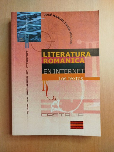 Portada del libro de Literatura románica en Internet. Los textos