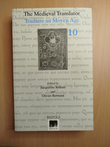 Portada del libro de The Medieval Translator. Traduire au Moyen Age