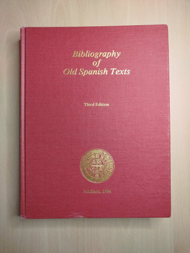 Portada del libro de Bibliography of Old Spanish Text