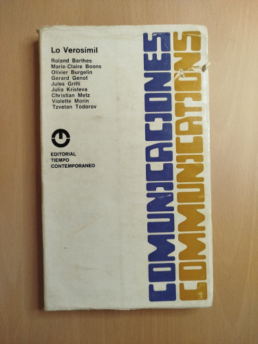 Portada del libro de Lo Verosímil