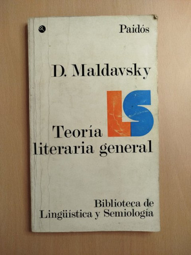 Portada del libro de Teoría literaria general