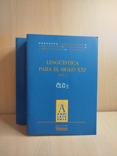Portada del libro de Lingüística para el Siglo XXI. Dos tomos