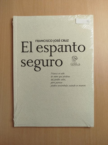 Portada del libro de El espanto seguro