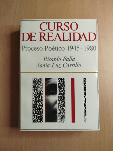 Portada del libro de Curso de realidad. Proceso poético 1945-1980. Dos tomos