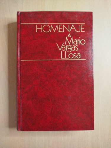 Portada del libro de Homenaje a Mario Vargas Llosa