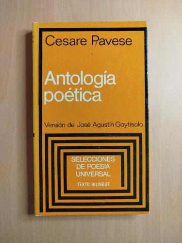Portada del libro de Antología poética