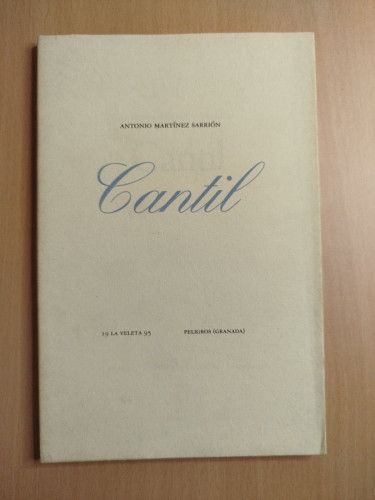 Portada del libro de Cantil