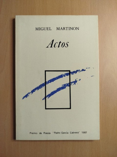 Portada del libro de (Dedicado por el autor) Actos
