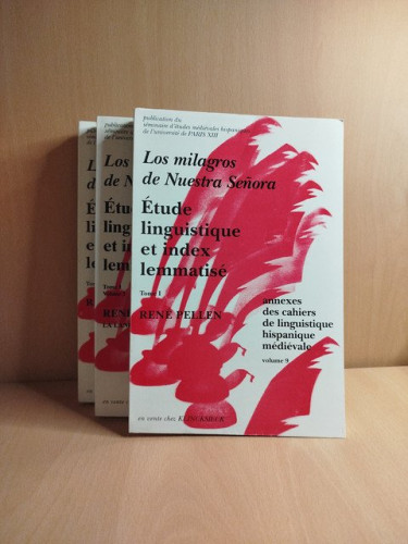 Portada del libro de (Dedicado por el autor) Los milagros de Nuestra Señora. Étude linguistique et index lemmatisé. Annexes...