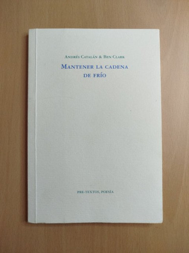 Portada del libro de (Dedicado por el autor) Mantener la cadena de frío