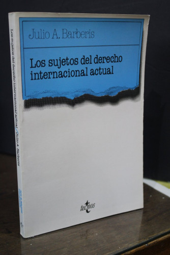 Portada del libro de Los sujetos del derecho internacional actual