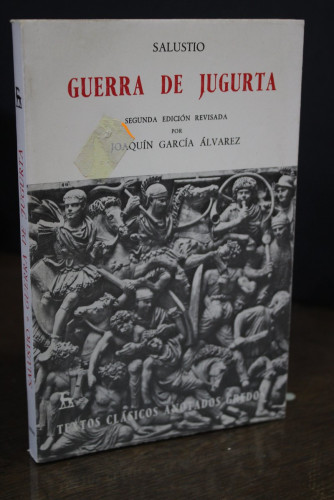 Portada del libro de Guerra de Jugurta.- Salustio.- Textos Clásicos Anotados Gredos.