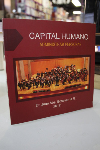 Portada del libro de Capital humano. Administrar personas
