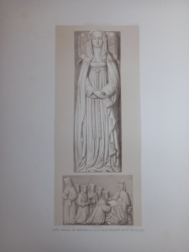 Portada del libro de GRABADO Nº XIX. Iconografía española. Colección de retratos, estatuas, mausoleos y demás monumentos...