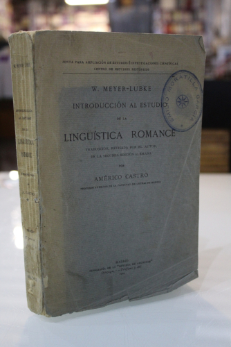 Portada del libro de Introducción al estudio de la Lingüística Romance.
