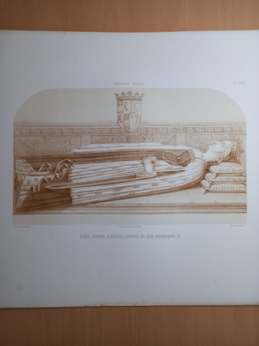 Portada del libro de GRABADO Nº XXXI. Iconografía española. Colección de retratos, estatuas, mausoleos y demás monumentos...