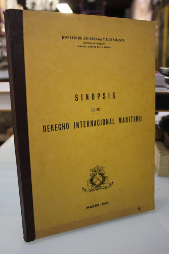 Portada del libro de Sinopsis de Derecho Internacional Marítimo