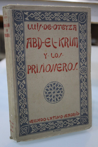 Portada del libro de Abd-el-Krim y los prisioneros.- Oteyza, Luis de.