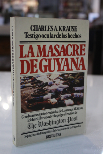 Portada del libro de La masacre de Guyana