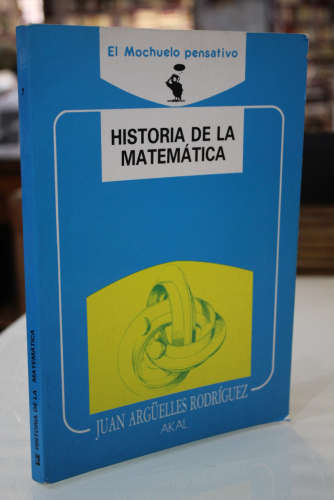 Portada del libro de Historia de la matemática.