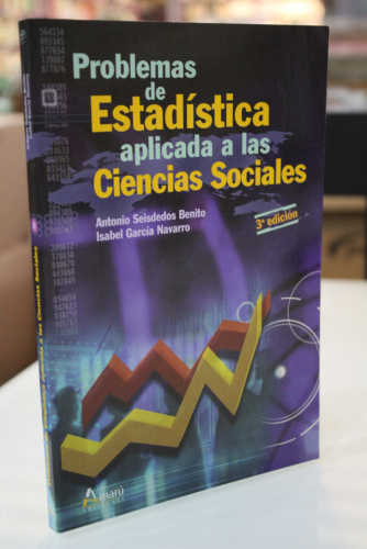 Portada del libro de Problemas de estadística aplicada a las ciencias sociales