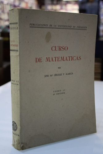 Portada del libro de Curso de matemáticas para estudiantes de física, química e ingeniería. Tomo II.