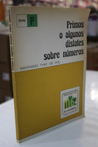 Portada del libro de Primos o algunos dislates sobre números.
