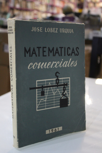 Portada del libro de Matemáticas comerciales.