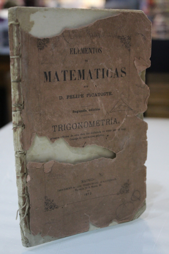 Portada del libro de Elementos matemáticas. Trigonometría.
