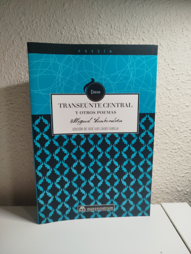 Portada del libro de Transeúnte central y otros poemas