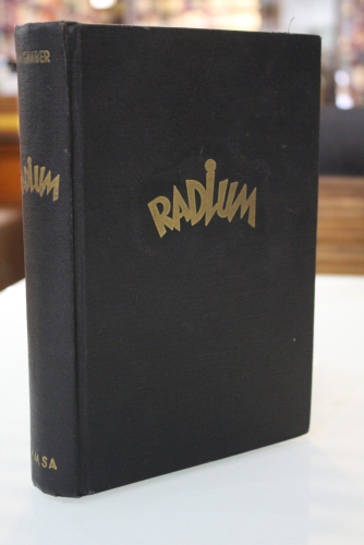 Portada del libro de Radium. Novela de un elemento.