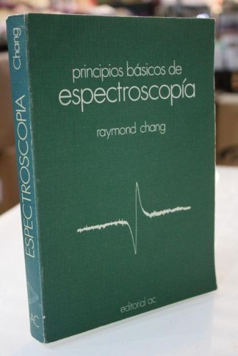 Portada del libro de Principios básicos de espectroscopía
