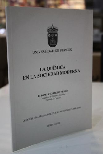 Portada del libro de La química en la sociedad moderna.