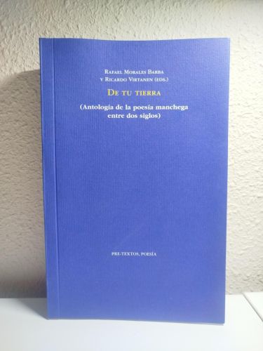 Portada del libro de De tu tierra (Antología de la poesía manchega entre dos siglos)
