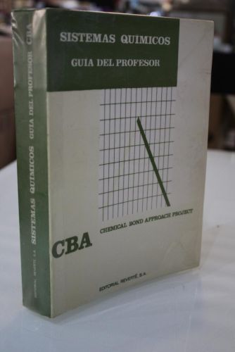 Portada del libro de Sistemas químicos. Guía del profesor. Chemical Bond Approach Project.