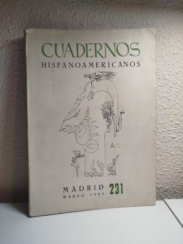 Portada del libro de Cuadernos Hispanoamericanos. Revista Mensual de Cultura Hispánica. Nº231. Marzo 1969