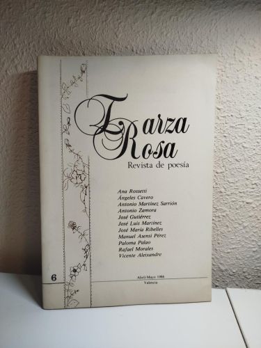 Portada del libro de Zarza Rosa. Revista de Poesía. Nº6. Abril-Mayo 1986