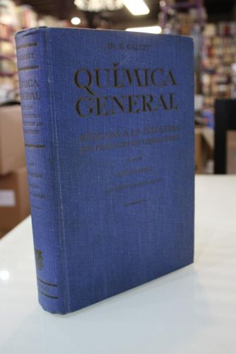 Portada del libro de Química general aplicada a la industria con prácticas de laboratorio. Tomo II. Química mineral. Elementos...