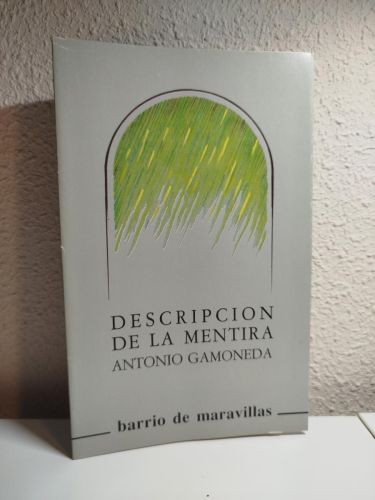 Portada del libro de Descripción de la mentira