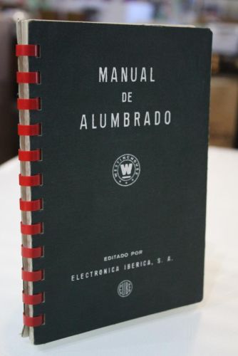 Portada del libro de Manual del alumbrado.