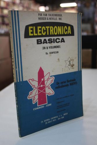 Portada del libro de Electrónica básica en 6 volúmenes.- Número 3.