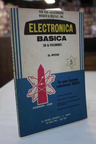 Portada del libro de Electrónica básica en 6 volúmenes.- Número 5.